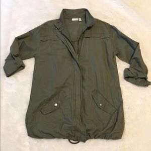 SALE- NWOT- olive military inspired jacket